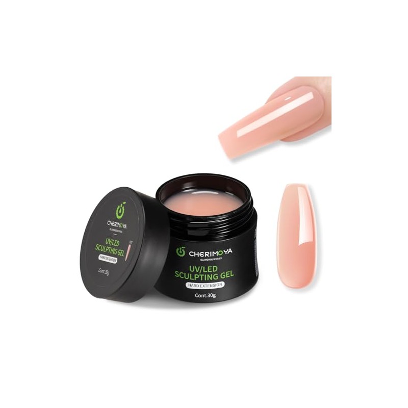 CHERIMOYA Gel Constructor Sólido Para Uñas Extensión 30g