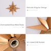 16 inch Flush Mount Ceiling Light, Gold Star Light Fixture,