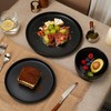 Metflavor Earthsong Dinnerware Sets for 4, 12-Piece Ceramic Plates and