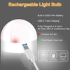 Rechargeable Battery Operated Light Bulbs, E26 Screw in (Magnetic Detachable)