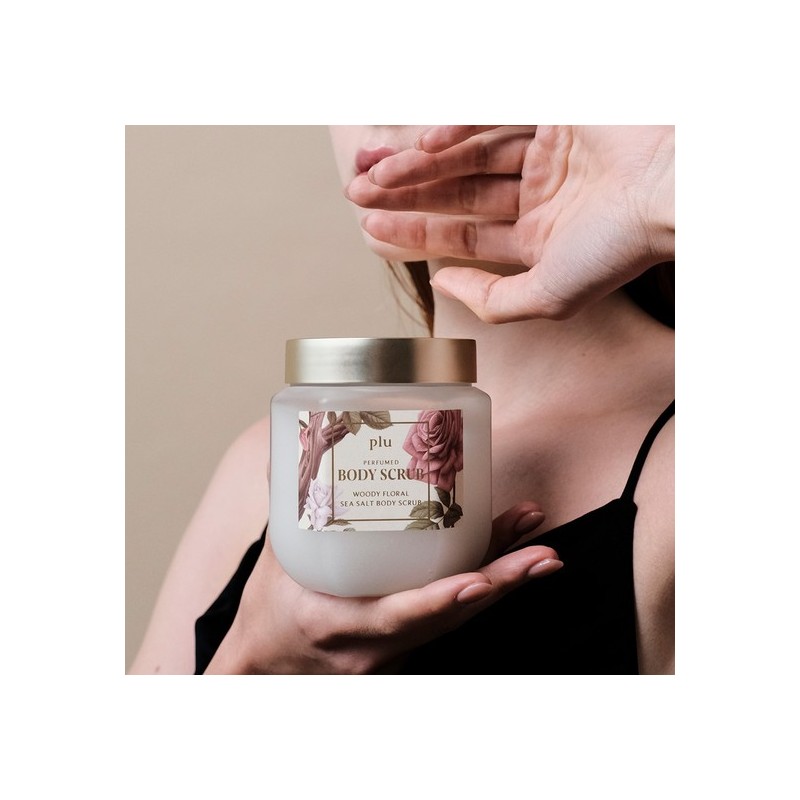 Flu Ploo Perfumed Sea Salt Body Scrub 500g Woody Floral