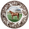 Spode Woodland Thoroughbred Horse Dinner Plate