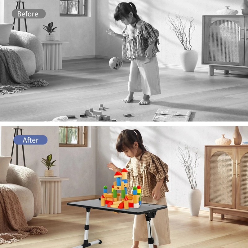 Universal Adjustable Foldable Laptop Table Stand Lap Sofa Bed Tray