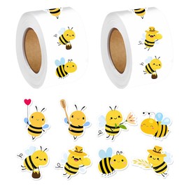 Pack of 1000 Round Animal Stickers, Motivational Stickers for Children, Teacher Reward Stickers, Praise Stickers for School Child, Gifts, School, Classroom Party Decoration Stickers