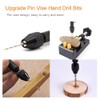 26 PCS Portable Pin Vise Hand Drill Bit Set, 25