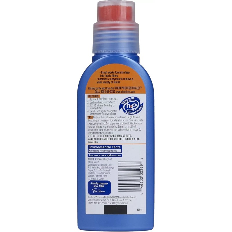 Shout Advanced Stain Remover Gel for Laundry, 8.7oz - Ultra