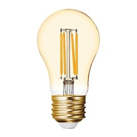 GE Vintage 2-Pack 60 W Equivalent Dimmable A15 LED Amber Soft White LED Light Fixture Light Bulb