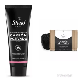 Sheló Nabel Mascarilla Con Carbón Y Jabón De Carbón Activado Shelo Nabel