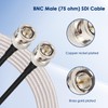 XRDS -RF SDI Cable 10ft, Thin 3G/6G HD-SDI Cable, 75