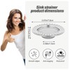 Sink Strainer 3Pcs Stainless Steel Kitchen Sink Plug Fine Mesh