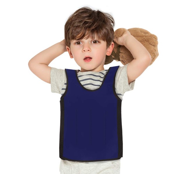 Galagee Sensory Compression Vest for Children- Weighted Vest for Kids with Sensory Issues,Autism, ADD, ADHD, Ages 5-9 (Middle)