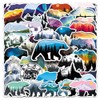 Grizzly Bear Stickers 50 Pcs Vinyl Cartoon Funny Animal Sticker