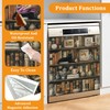 Black Cat Bookshelf Dishwasher Cover Magnet, 23 x 26 Inch