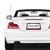 CTVSLFU License Plate Frame with 2 Holes - 002 Black