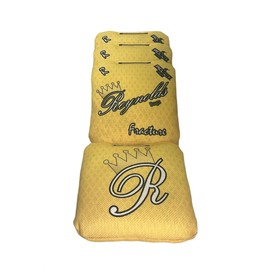 Fracture - Reynolds Cornhole Bags - ACL Approved - AS SEEN ON ESPN - Professional Cornhole Bags - Made in The USA (Yellow)