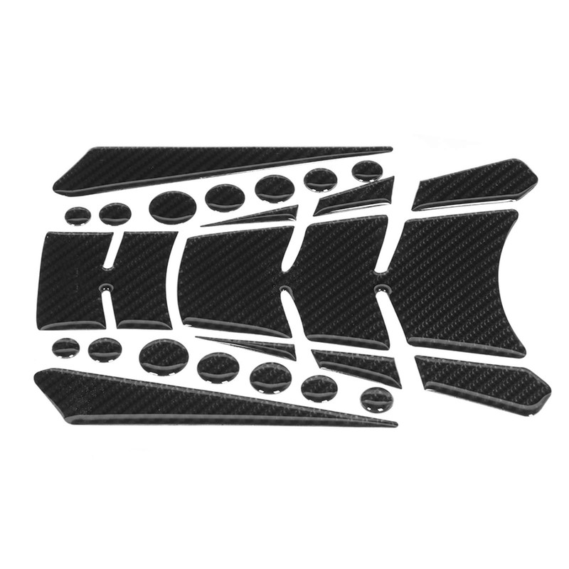 5D Real Carbon Fiber Motorcycle Decal Tank Protector, Tank Pad