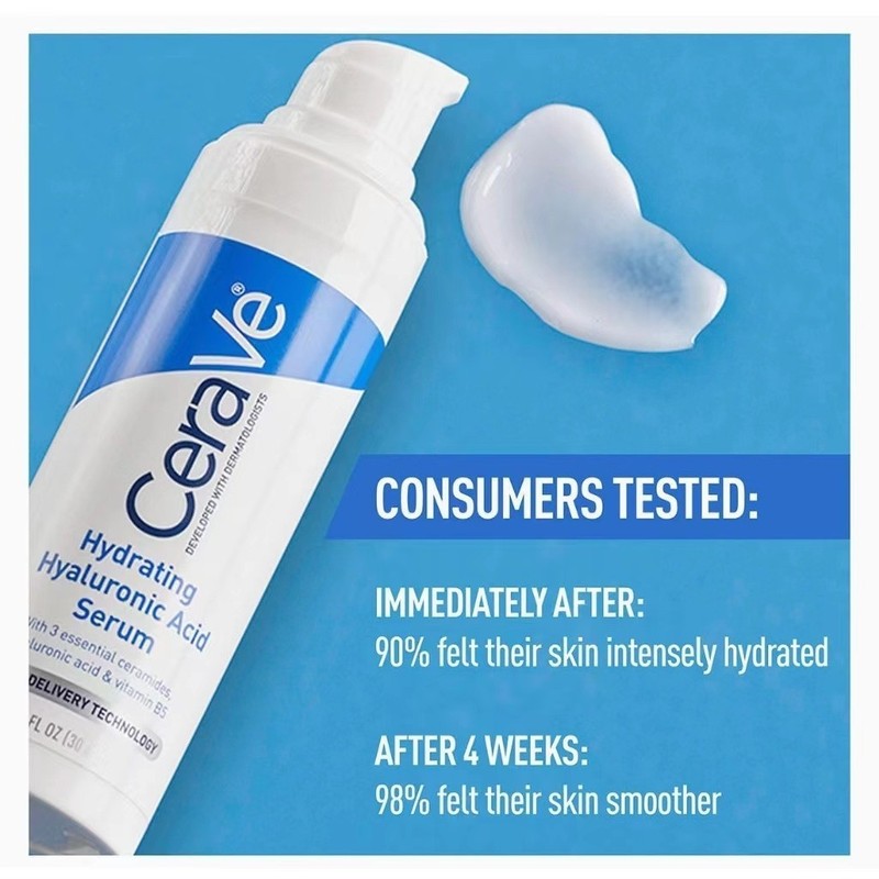 CeraVe 3-Piece Serum Set, 30mL Each, Retinol + Hyaluronic Acid,
