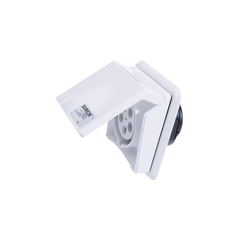 SIROX CEE Flush Mount Socket 5 Pin 400V 6h 16A