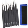 9 in 1 Precision ESD Tweezers Set for Craft Electronics,