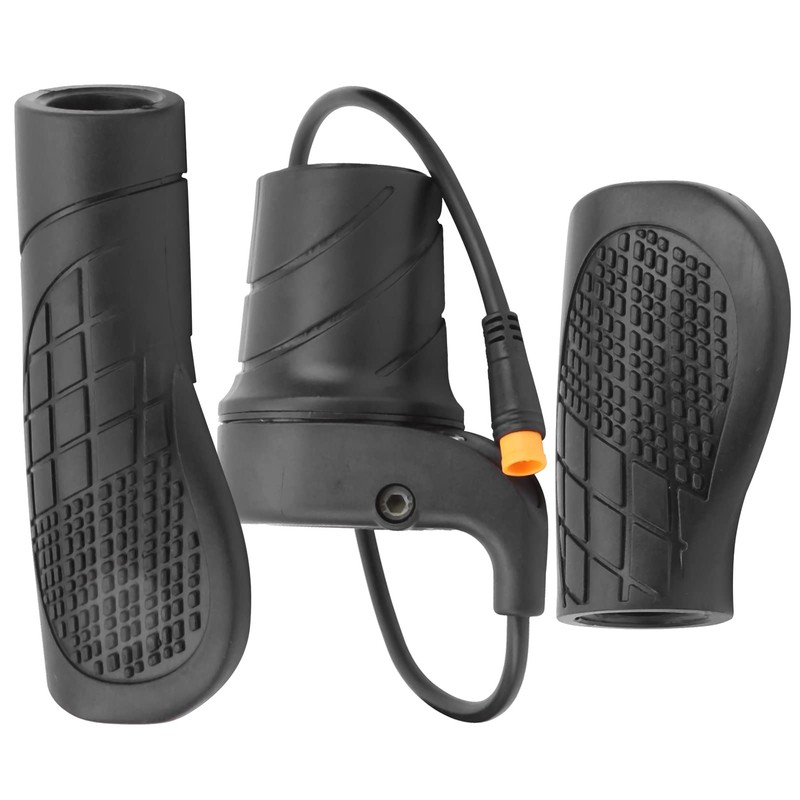 Electric Bike Throttle Grip, Half Twist Throttle for Electric Mountain