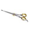 Sharf Dog Grooming Scissors, Gold Touch 6.5 Inch Straight Professional
