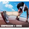 CHARMKING Compression Socks for Women and Men Circulation (4 Pairs)15-20
