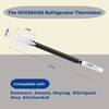 WPW10384183 W10384183 Refrigerator Thermistor - OEM Upgraded Replacement Parts Compatible