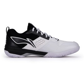 LI-NING DF Blade Lite Badminton Shoes, Standard White/Black, Size UK 9