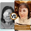 AMZVIO Ventilated Plastic Eye Patch 2 Pack 9 Hole Clear