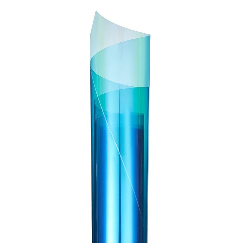 XhuangTech Chameleon Light Blue Front Window Roll Tint Solar Film