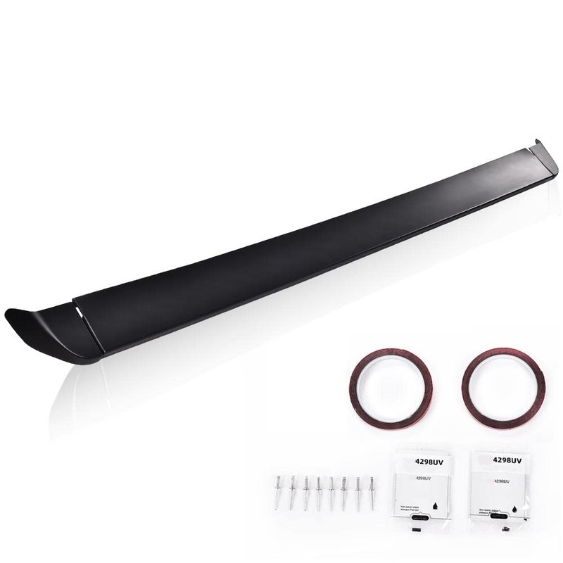 PIT66 Rear Tailgate Spoiler Tailgate Cap Spoiler Wing, Compatible with