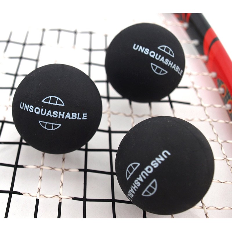 Unsquashable Squash Medium Speed Ball - Black