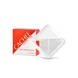 CACHEE Hand Sanitizer Spray - Crystal Fire, Travel Size Skin Care Essentials, Kills Germs & Bacteria Non-Sticky Long-Lasting Scent Quick-Drying Luxurious Fragrances, Aesthetic Design, 1FL OZ (30 ML)