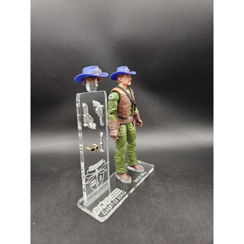 G.I. Joe Classified Dragonfly Wild Bill Acrylic Base Set ***No