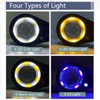 Rechargeable 30x Jewelers loupe with Light and Four Types of