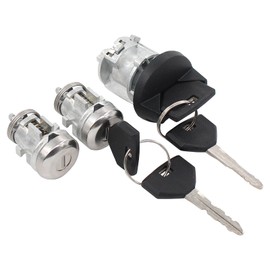 MOTOKU Ignition Switch Lock Cylinder Door Lock Tumbler Set for Dodge Durango Dakota 1997-2000 Ram 1500 2500 3500 1997-2002; Ramcharger 1999-2003 for Chrysler Plymouth Prowler 1997-2001