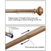 Wood Curtain Rods for Windows 48 to 84 Inch, 1