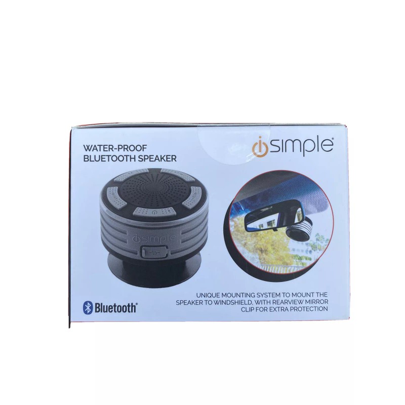 iSimple Vehicle Bluetooth Media Hub Speaker Water-Proof (268) New