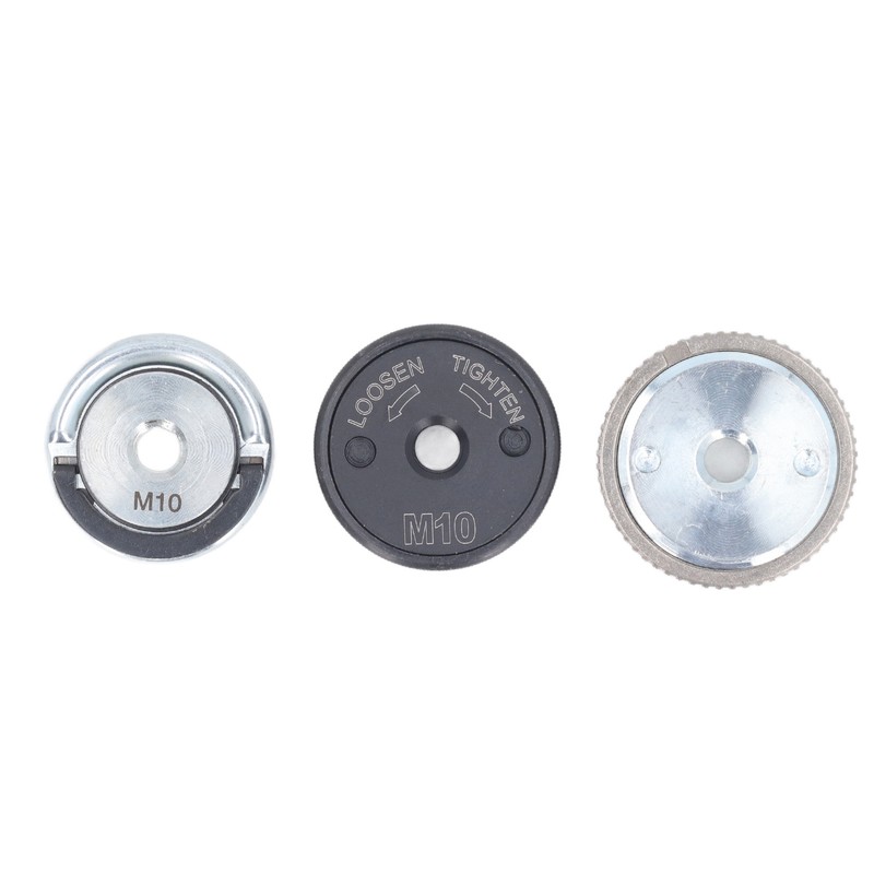 3PCS M10 Angle Grinder Flange Nut Self Locking Pressure Plate