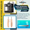 Upgraded 2 Pack 0.4mm Hotend Nozzles for Flashforge AD5X 3D