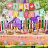Happy Easter Tablecloth, Easter Tablecloth Cloth, Easter Colourful Egg Cartoon