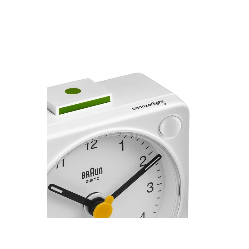 BRAUN/Brown Table Clock, Alarm Clock with Light, BC02XW Classic Analog