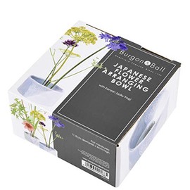 Burgon & Ball Ikebana Fuji Japanese Bowl with Kenzan Spike Flower Arranging Vase