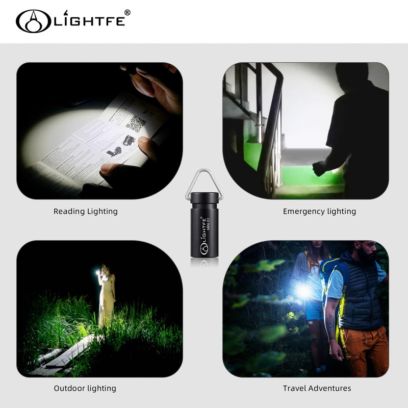 LIGHTFE MINI01 keychain flashlight mini keychain light is light, small,