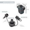 Intex QuickFill Electric Air Pump for Fast Inflation and Deflation