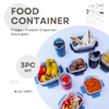 OrionMart Food Storage Containers with Lids Rectangular Plastic Lunch Boxes