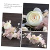 Healvian Elegant Wedding Hair Comb for Bride Floral Side Comb