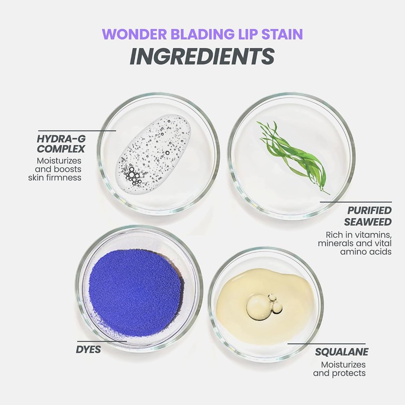 Wonderskin Wonder Blading Lip Stain Peel Off Masque - Tinte
