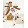 IFFEI Christmas Pajamas for Family Matching PJ's Sets with Cookie