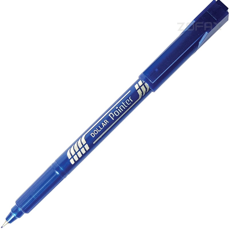 DOLLAR Fineliner Pens, BLUE, 0.3mm Ultra Fine Felt Tip, Pack
